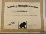 Starting Strength Seminar Certification