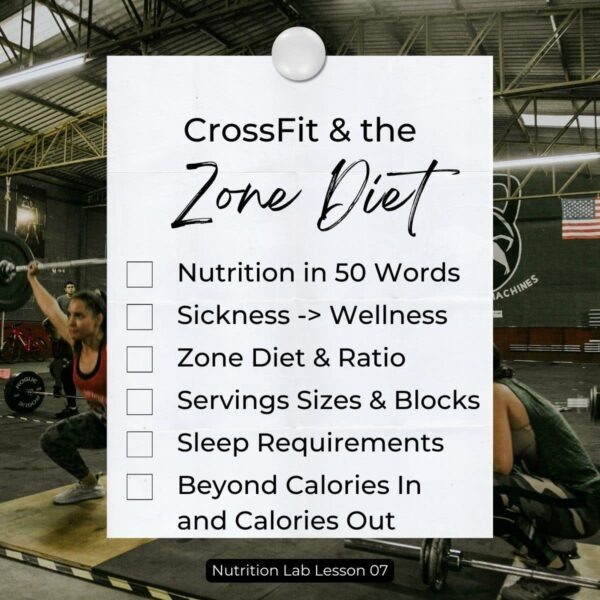 CrossFit and Zone Diet 07