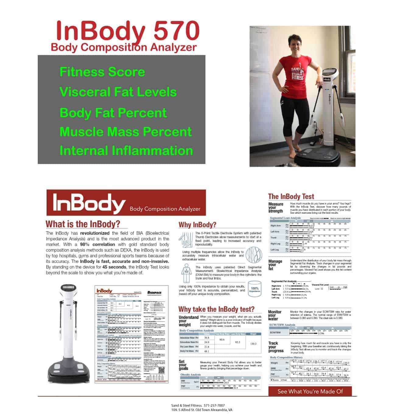 InBody Scan Sand and Steel Fitness