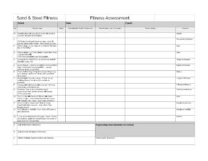 Fitness Assessment