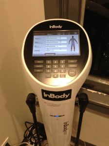 InBody 570 body fat scan