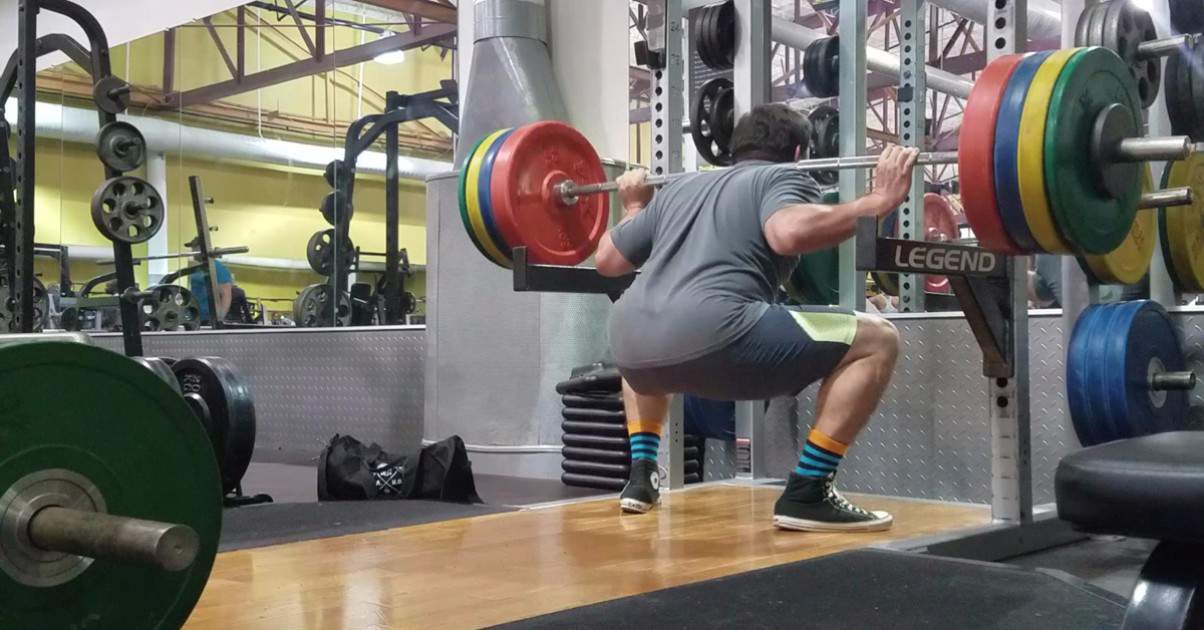 Powerlifting Back Squat Stength