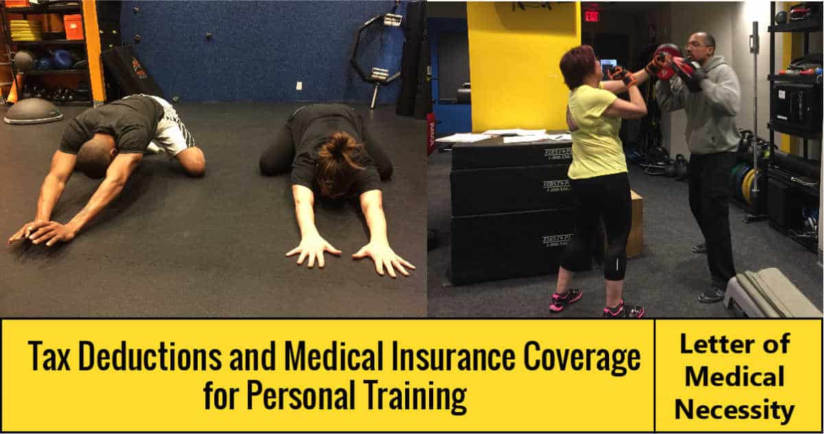 Personal Trainer: Tax Deduction, Insurance, Letter of Medical