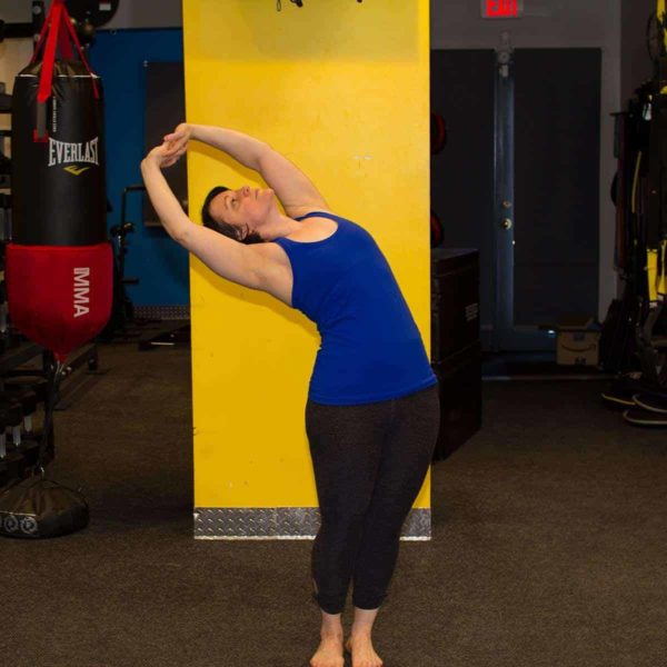 Revolved Upward Mount Pose – Raised Bound Hands – Parivritta Urdhva Tadasana Urdhva Baddha Hasasana