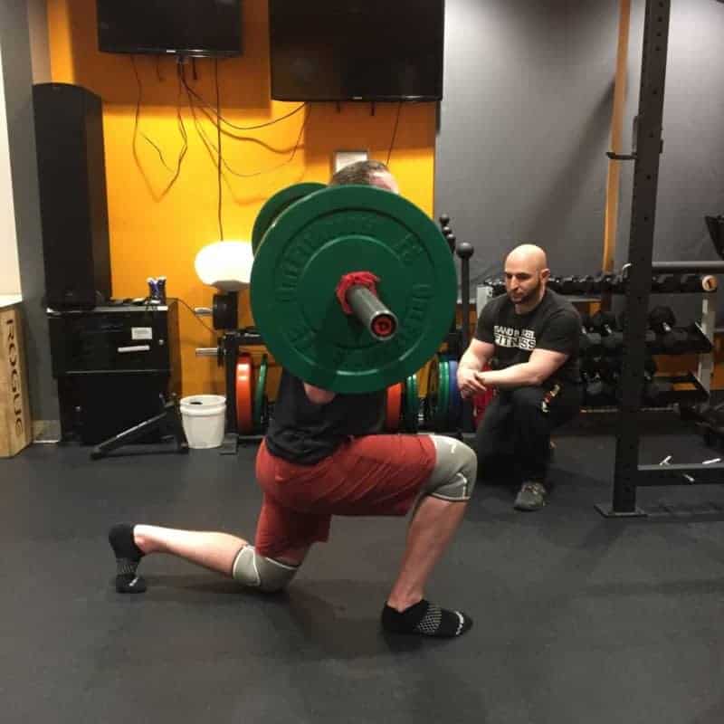 Steven Olympic Lifting Lunge