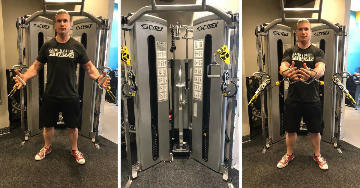 Chest Flyes Cable Machine