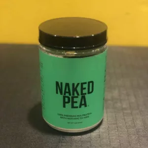 Naked Pea Protein Nutrition Label Front