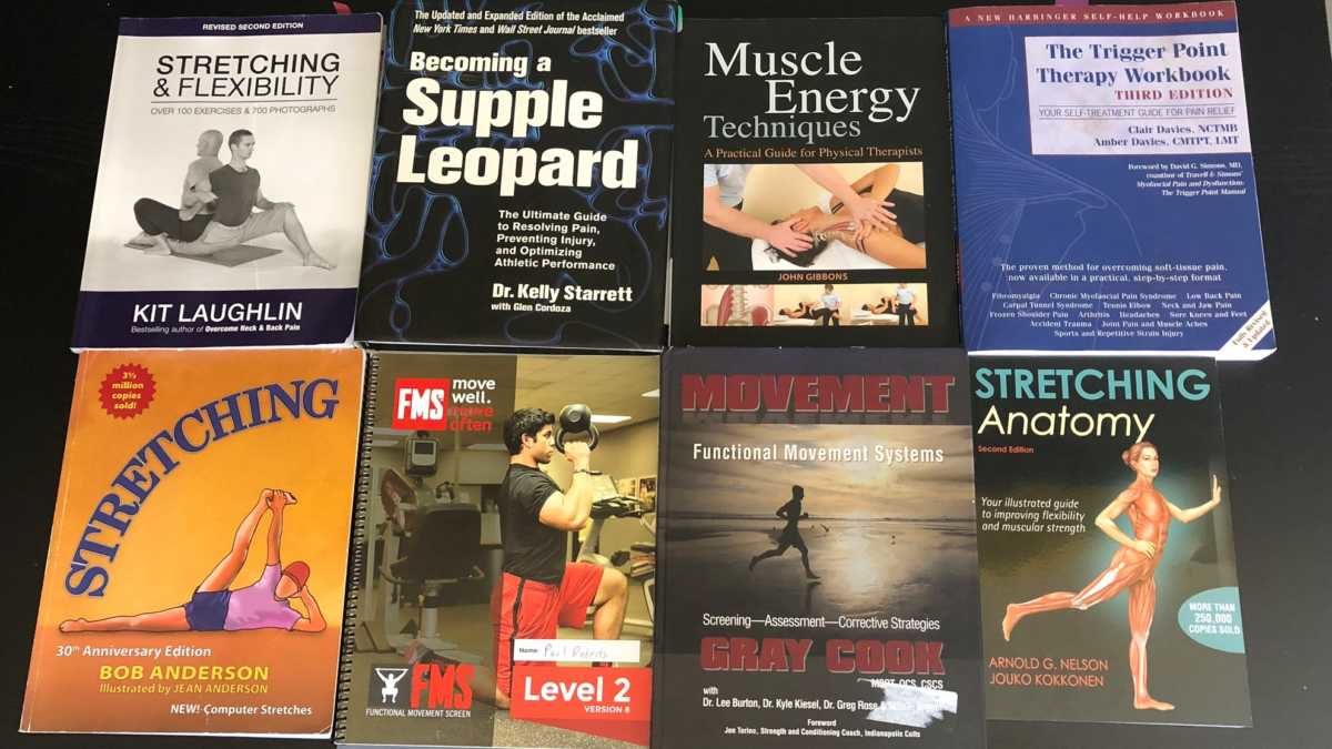 Books on mobility movement stretching flexibility