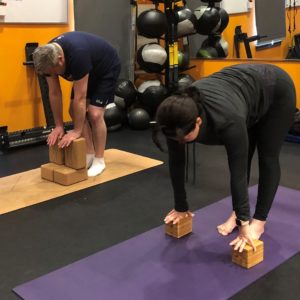 Yoga Beginner - Uttasana With Block - Forward Fold