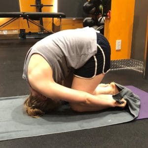 Yoga Bikram - Rabbit Pose Sasangasana