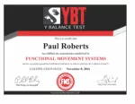 Y Balance Test YBT Certification