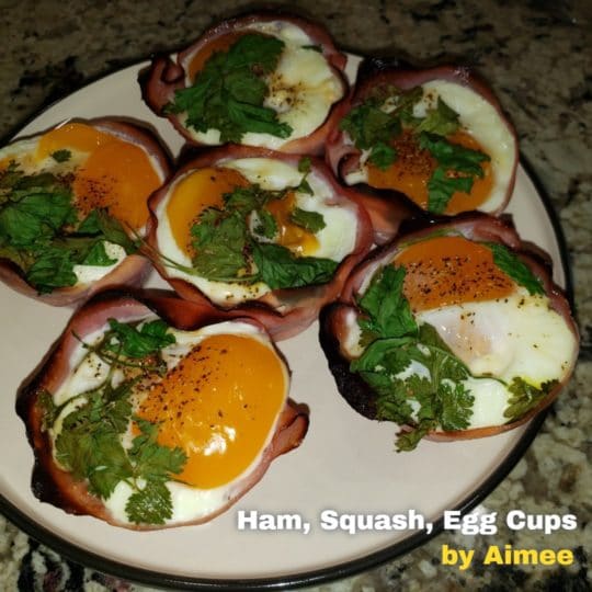 Ham Squash Eggs Cup Recipe