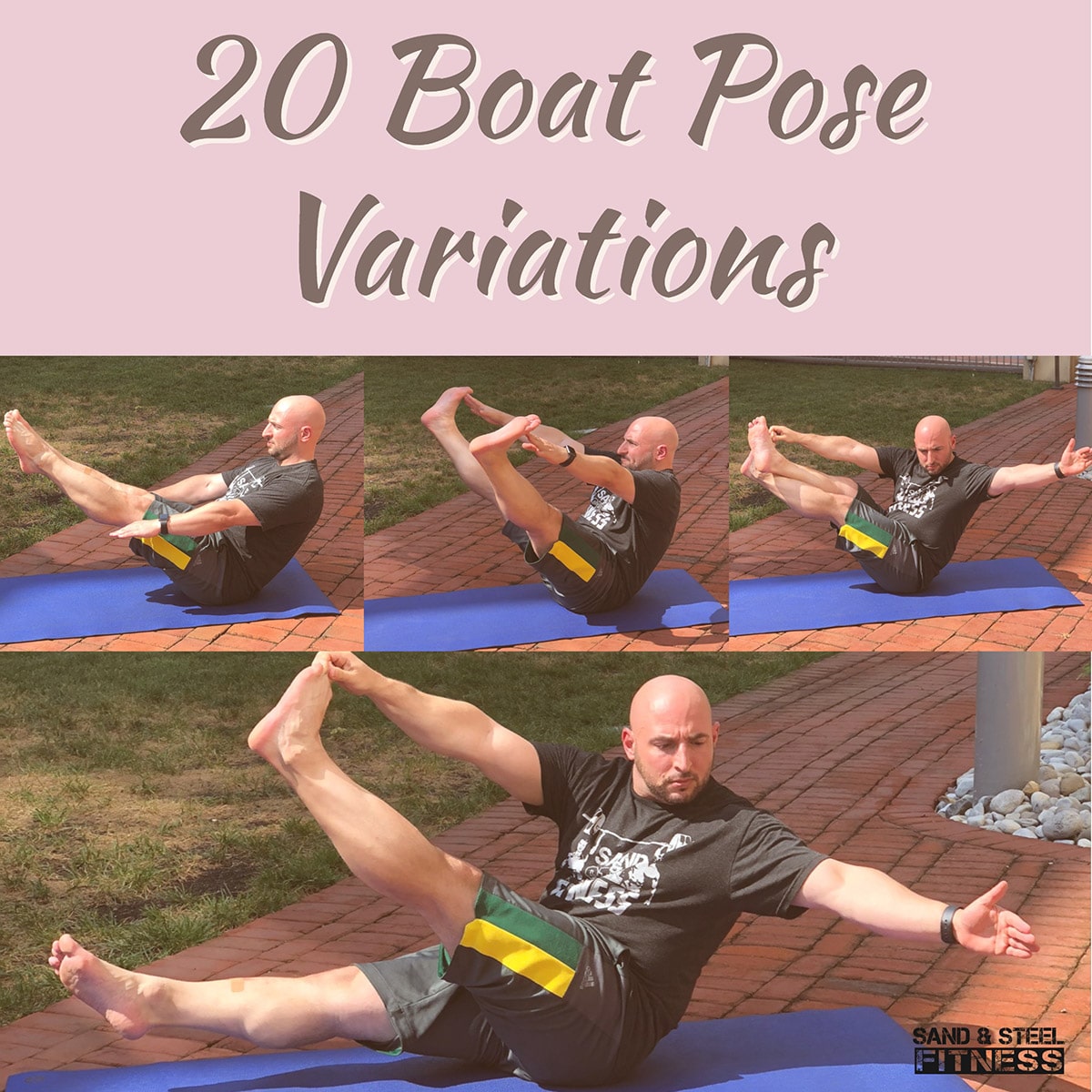 Yoga bridge pose variations with a block - find more challenge and ease!