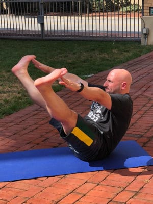 Boat Pose - Ubhyaya Padangusthasana Yoga Studio Alexandria VA