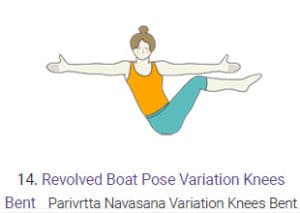 Revolved Boat Pose