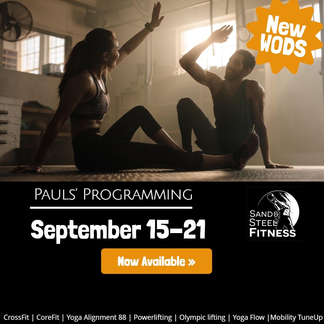 Workouts Programming Alexandria_ 190915-190921