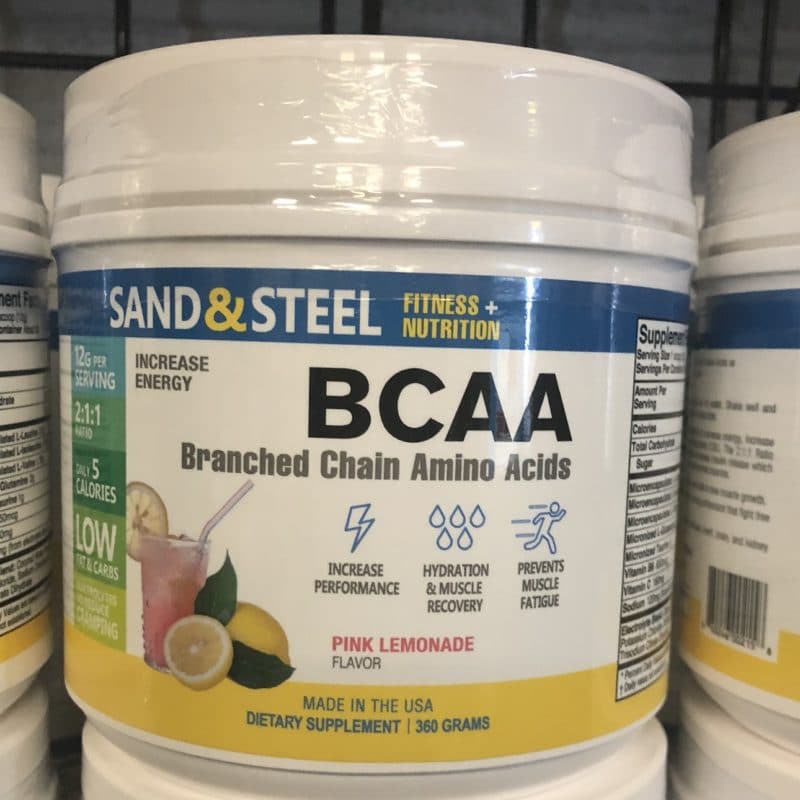 BCAA Branched Chain Amino Acids Sand and Steel Fitness