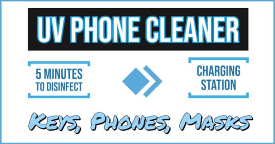 UV Ultraviolet Phone & Mask Cleaning Station