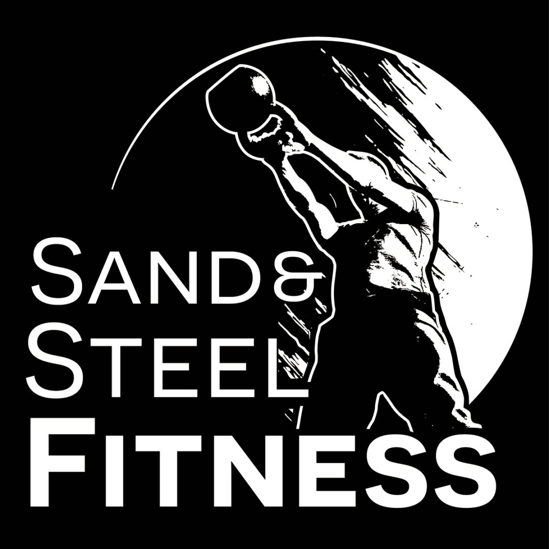 Sand and Steel Power Surge Square Logo