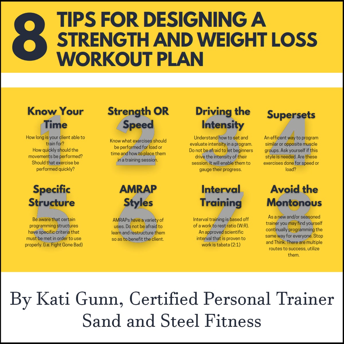 8 Tips for Designing Strength and Weight Loss Programs Final 3
