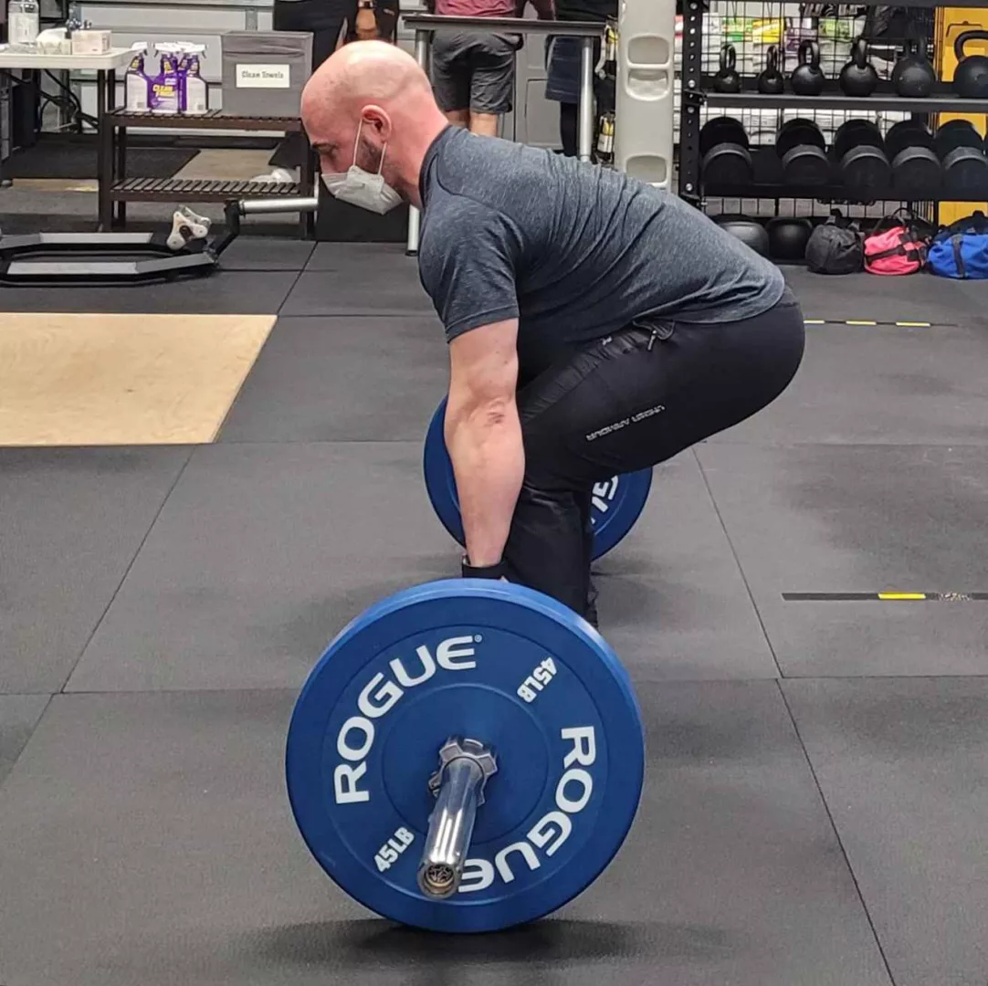 Paul Barbell Deadlift Starting Position - Side View