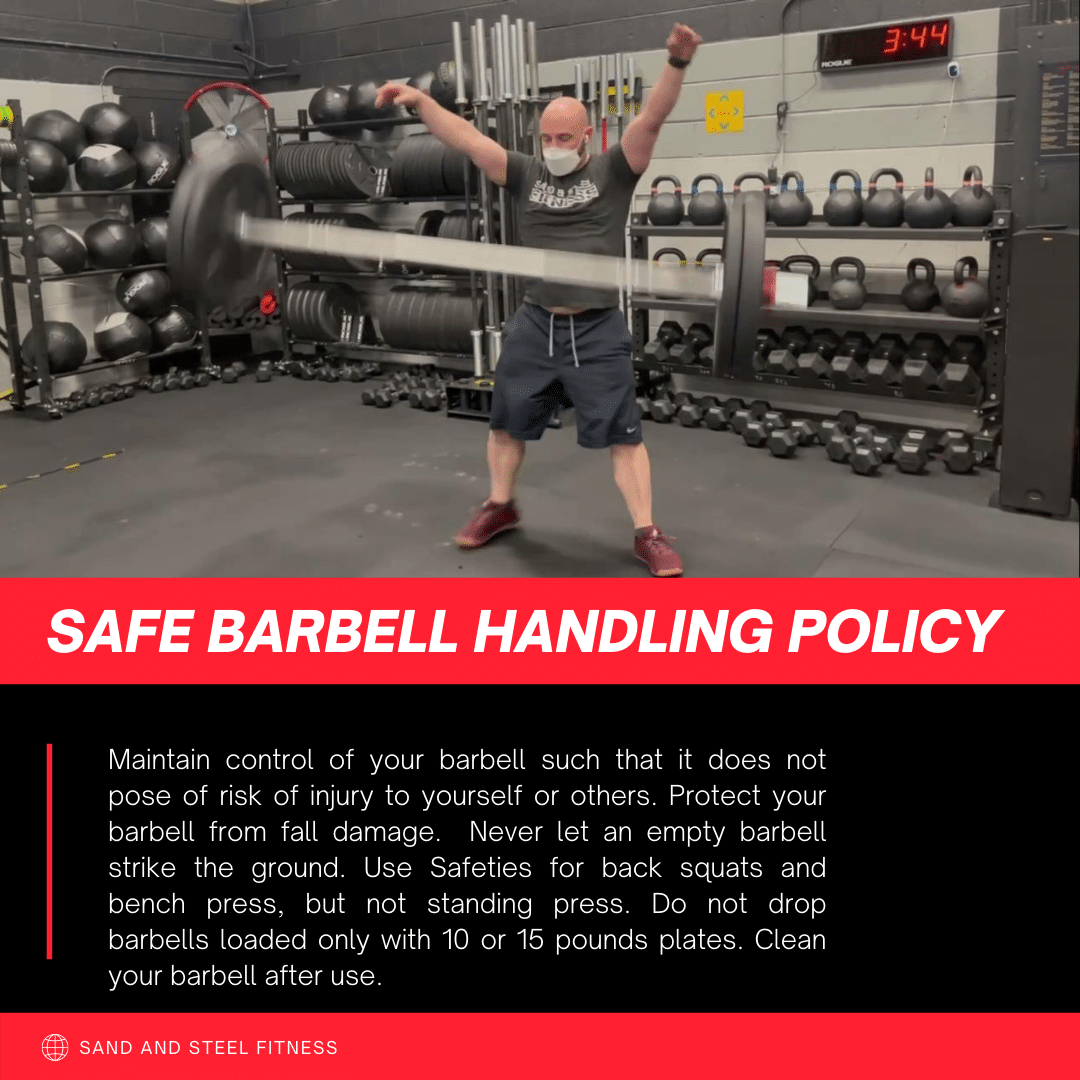 Safe Barbell Handling Policy