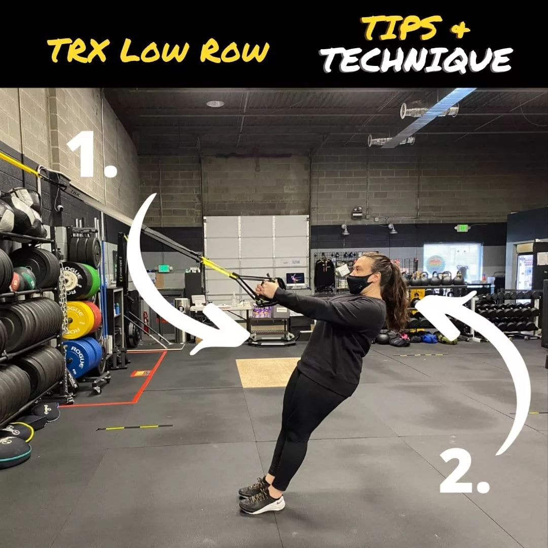 TRX Low Row Exercise Tips