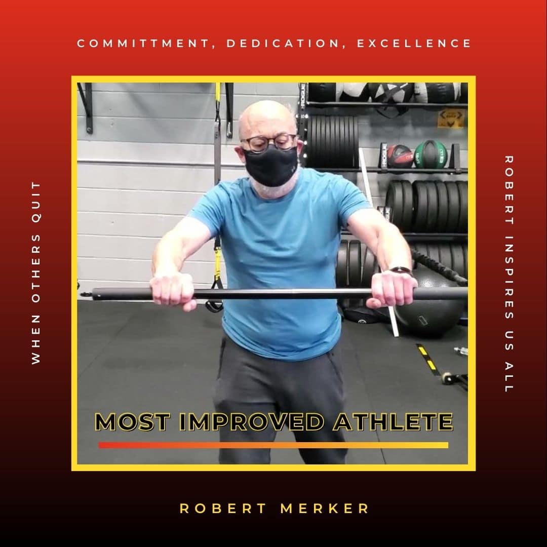 Most Improved Athlete Robert Merker