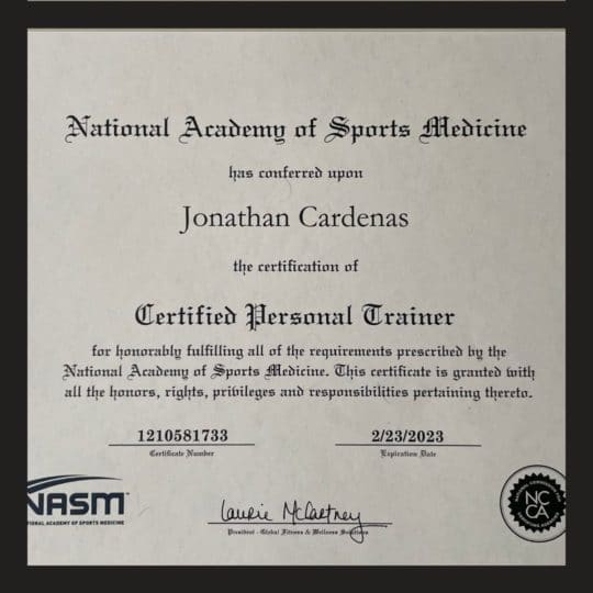 NASM Certification