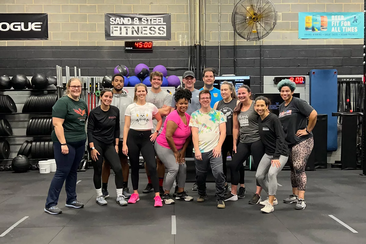 CrossFit Thanksgiving Team Picture