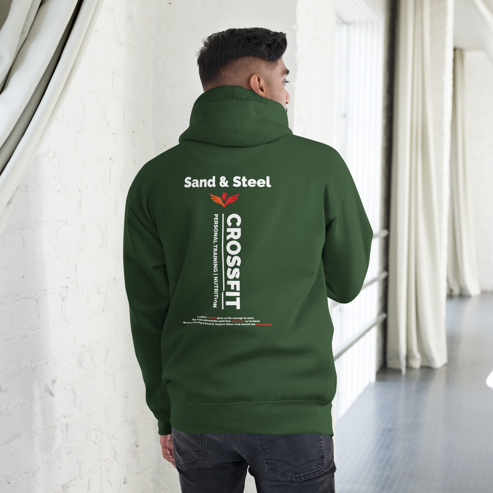 Bunnings hoodie best sale green