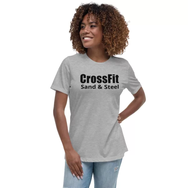 Classic CrossFit Sand and Steel T-Shirt - Image 5