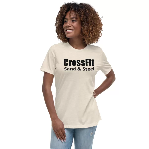 Classic CrossFit Sand and Steel T-Shirt - Image 6