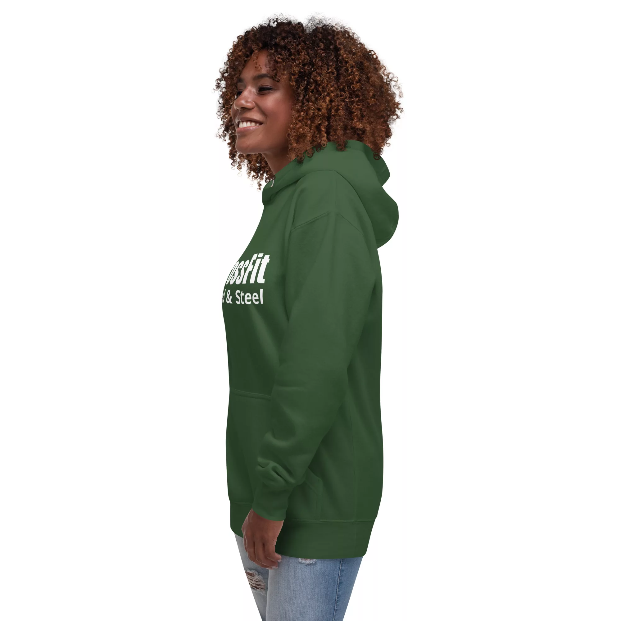 Green crossfit hoodie online