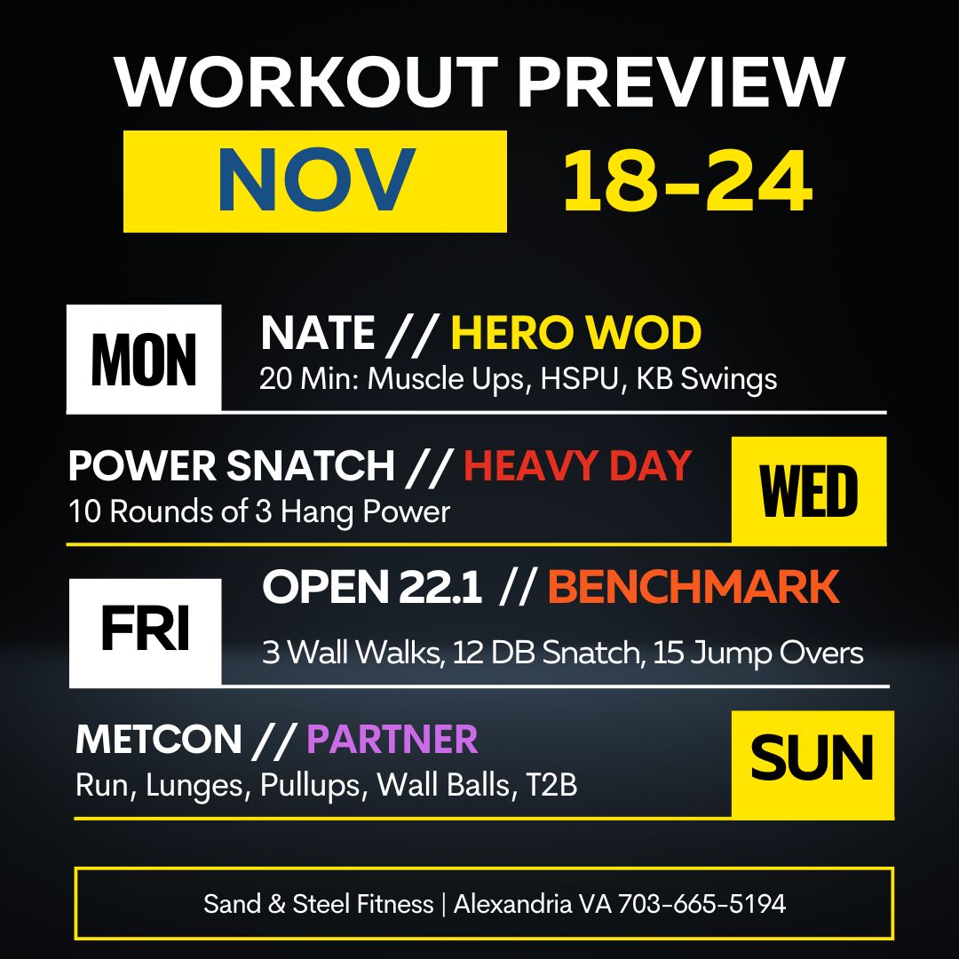 Workout Preview 20241811