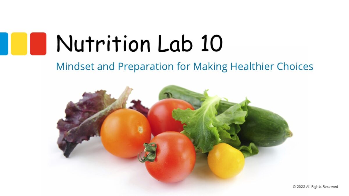 Lesson 10 - Mindset and Preparation for Making Healthier Choices
