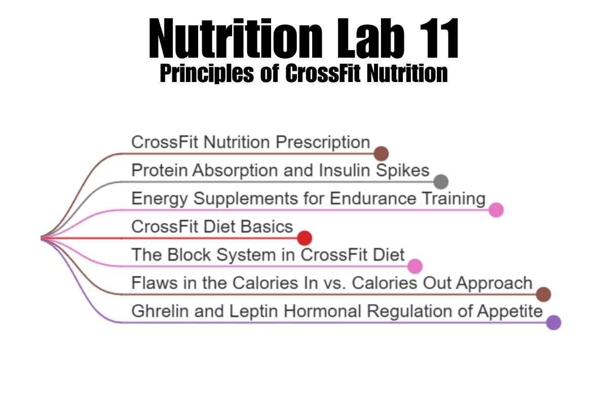 Nutrition Lab 12 - Principles of CrossFit Nutrition
