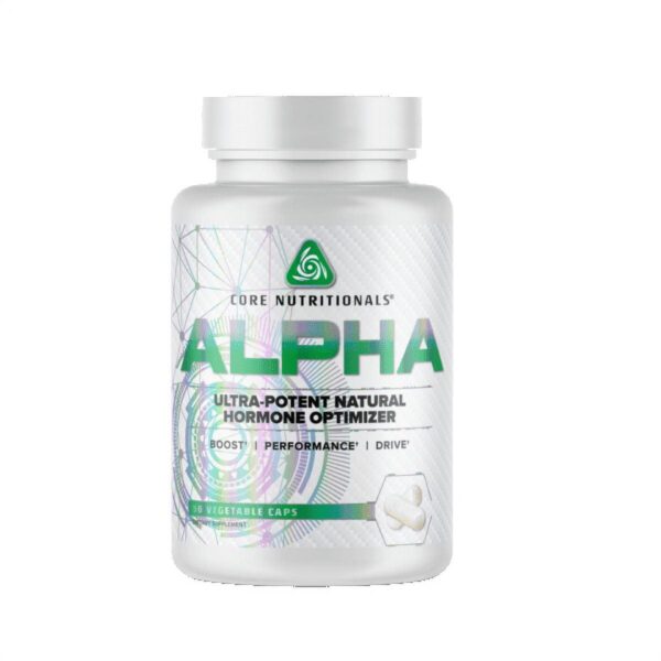 Core Nutritionals Alpha Platinum Ultra-Potent Natural Hormone Optimizer Testosterone Booster and Estrogen Blocker